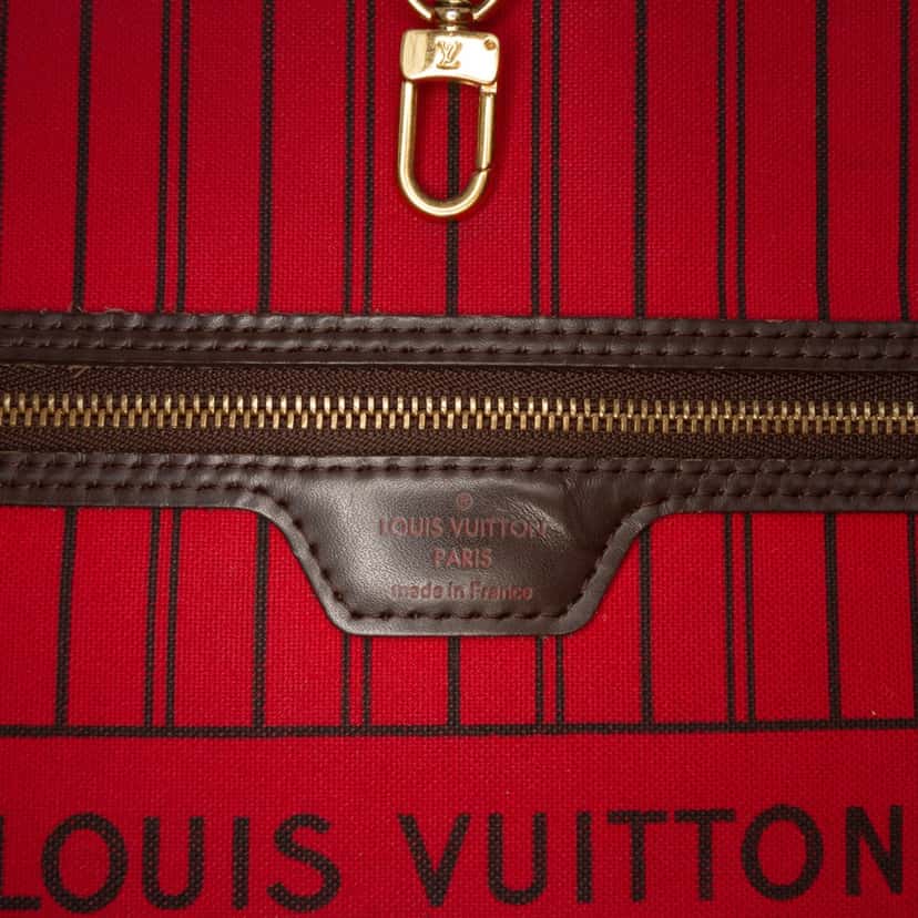 Louis Vuitton Damier Ebene Neverfull GM Brown Canvas Good condition - Box View