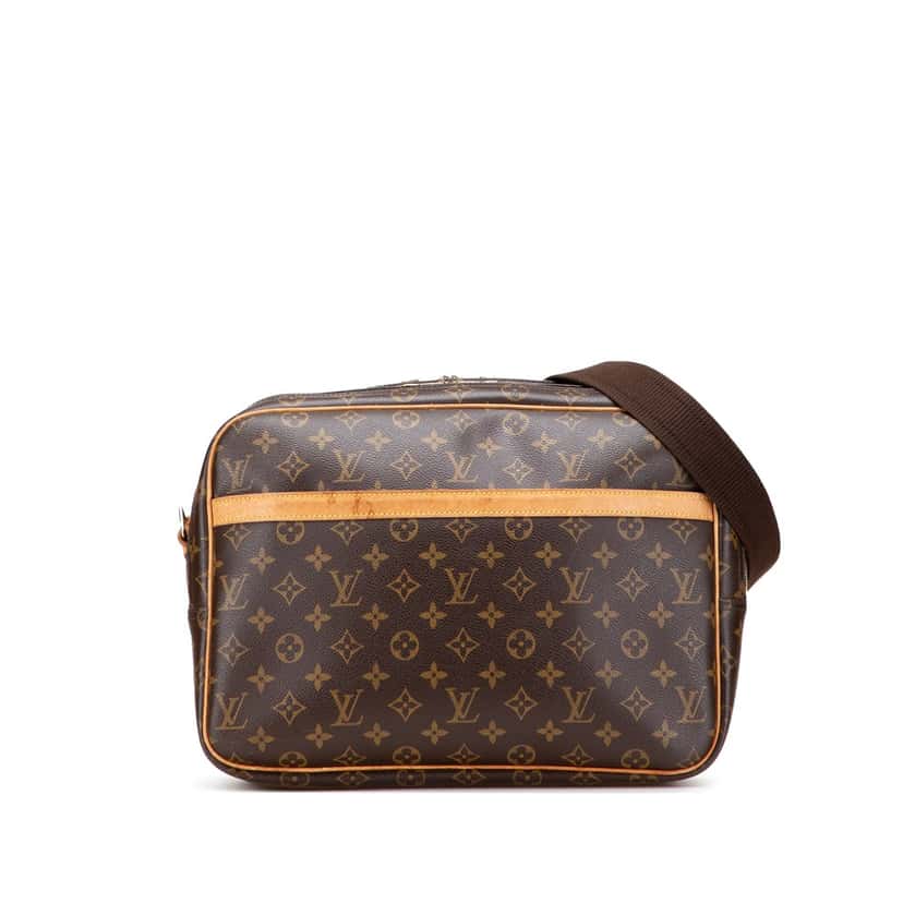 Louis Vuitton Monogram Reporter GM Brown Canvas Good condition - Front View