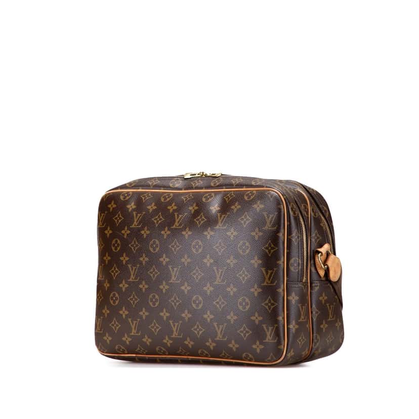 Louis Vuitton Monogram Reporter GM Brown Canvas Good condition - Back View