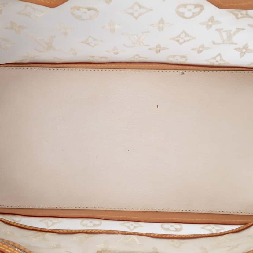 Louis Vuitton Monogram Transparence Lockit East-West White Good condition - Model View