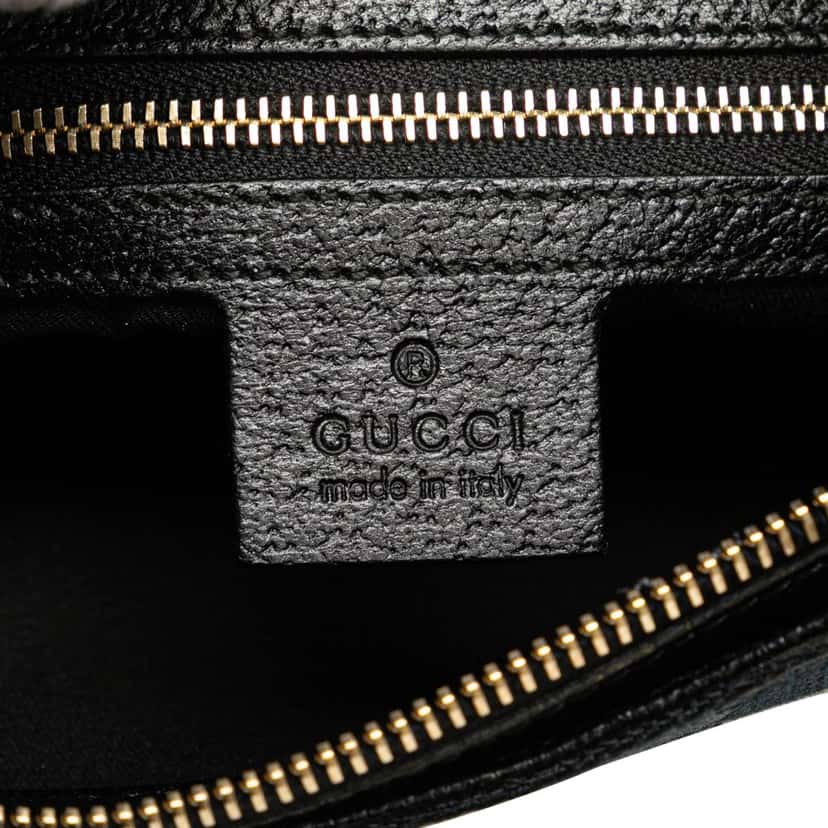 Gucci GG Canvas Horsebit Creole Hobo Blue Canvas Good condition - Box View