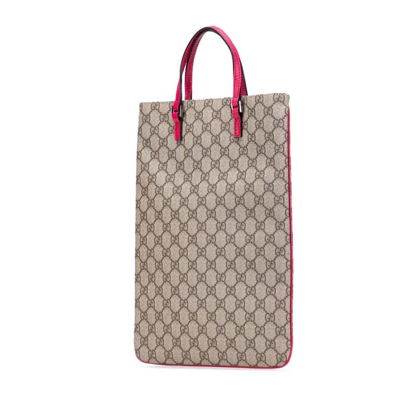 Gucci GG Supreme Tote Brown Canvas Very good condition - Back View
