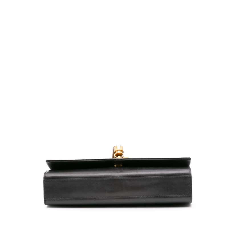 Saint Laurent Medium Smooth Calfskin Classic Monogram Kate Tassel Crossbody Black Leather Good condition - Inside View