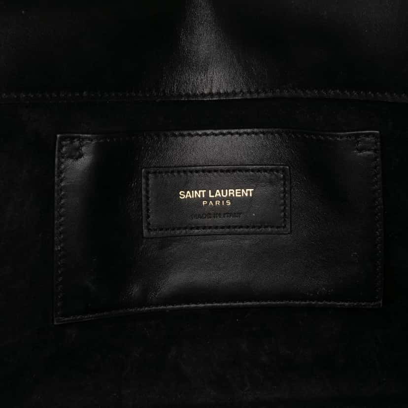 Saint Laurent Medium Smooth Calfskin Classic Monogram Kate Tassel Crossbody Black Leather Good condition - Box View