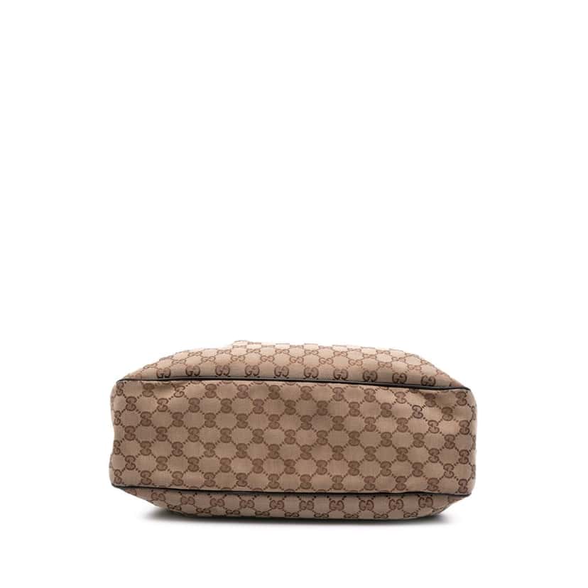 Gucci GG Canvas Sukey Tote Brown Canvas Good condition - Inside View