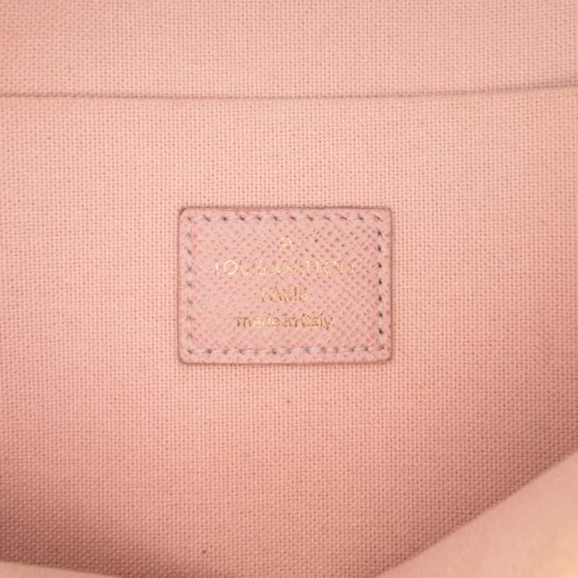 Louis Vuitton Damier Azur Pochette Felicie White Canvas Very good condition - Box View