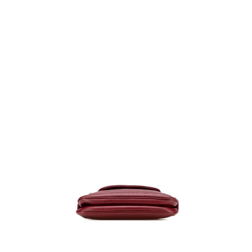 Gucci Leather 1973 Shoulder Bag Red Leather Very good condition - Inside View