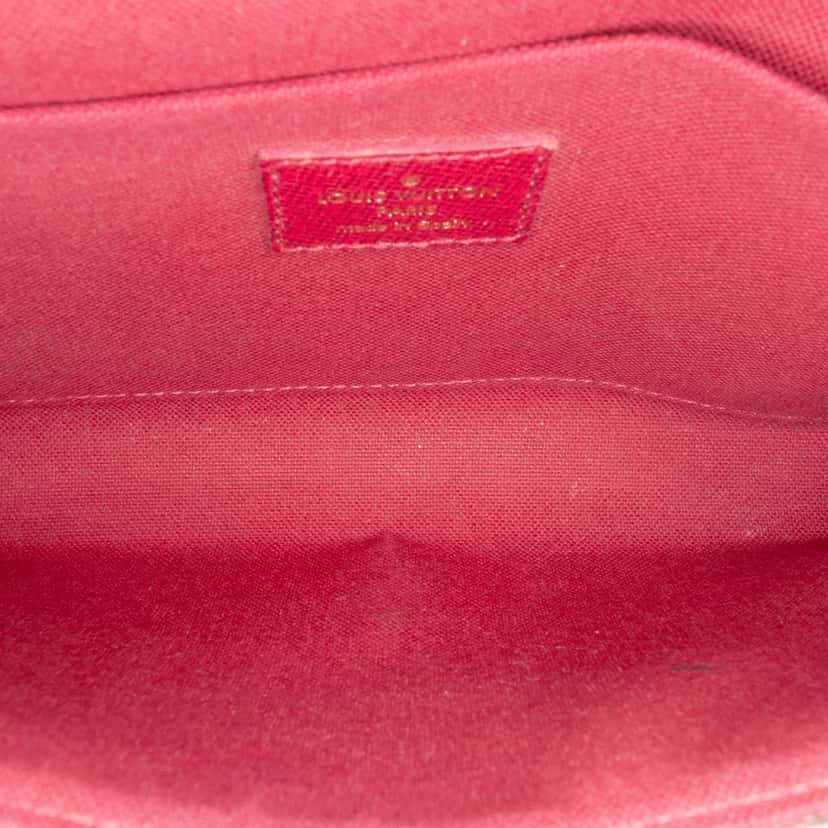 Louis Vuitton Monogram Pochette Felicie Brown Canvas Good condition - Model View