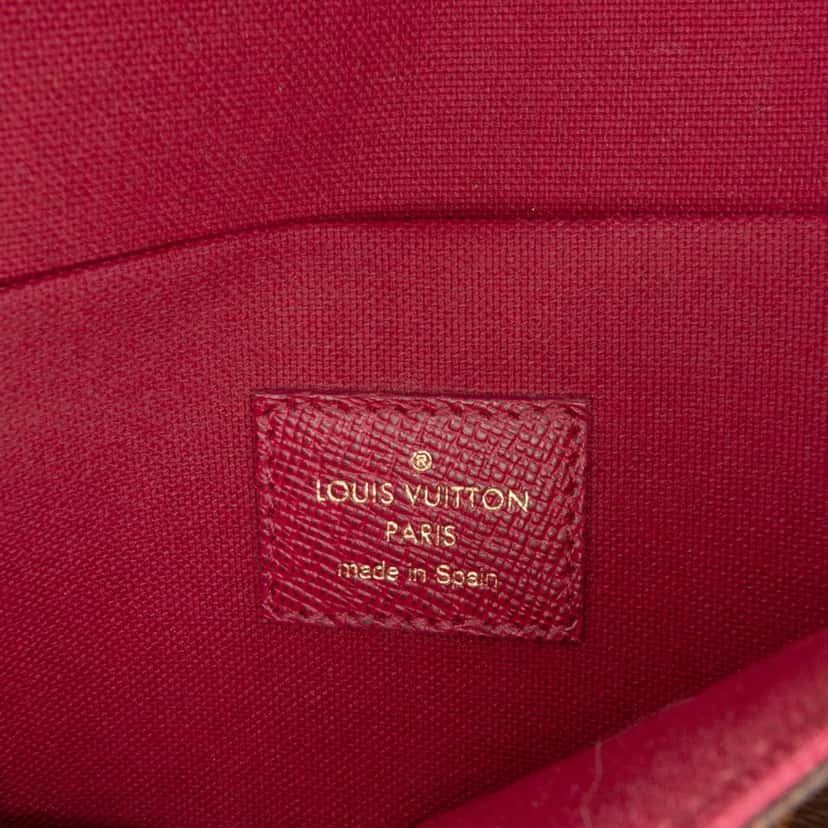 Louis Vuitton Monogram Pochette Felicie Brown Canvas Good condition - Box View