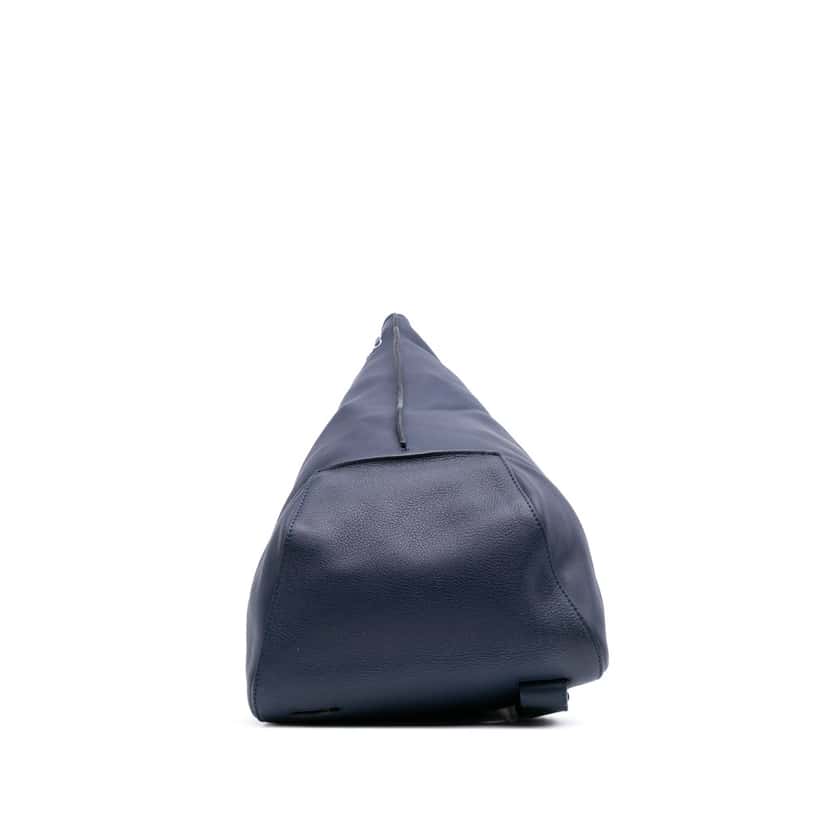 Loewe Leather Anton Backpack Blue Leather Good condition - Inside View