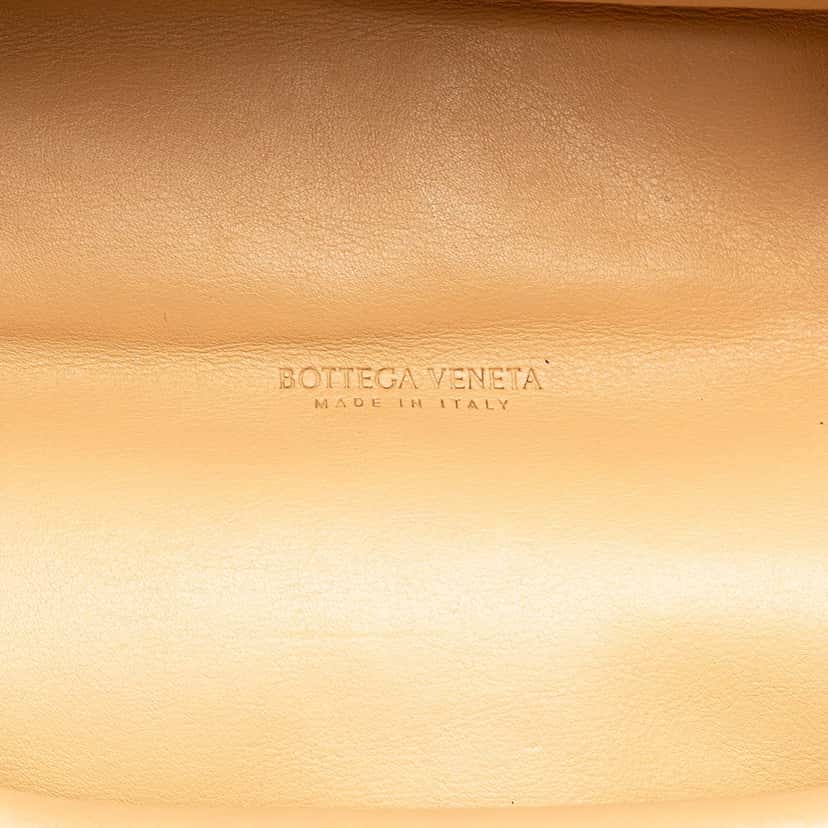 Bottega Veneta Lambskin Belt Chain Pouch Brown Leather Good condition - Box View