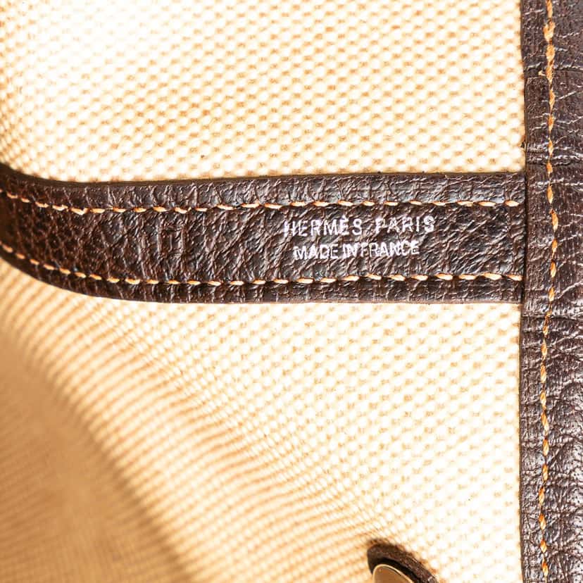 Hermès Toile and Negonda Garden Party 36 Brown Canvas Good condition - Box View