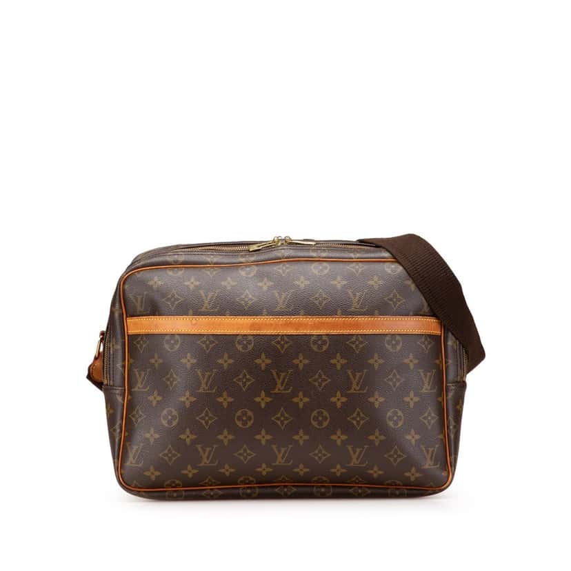 Louis Vuitton Monogram Reporter GM Brown Canvas Good condition - Front View