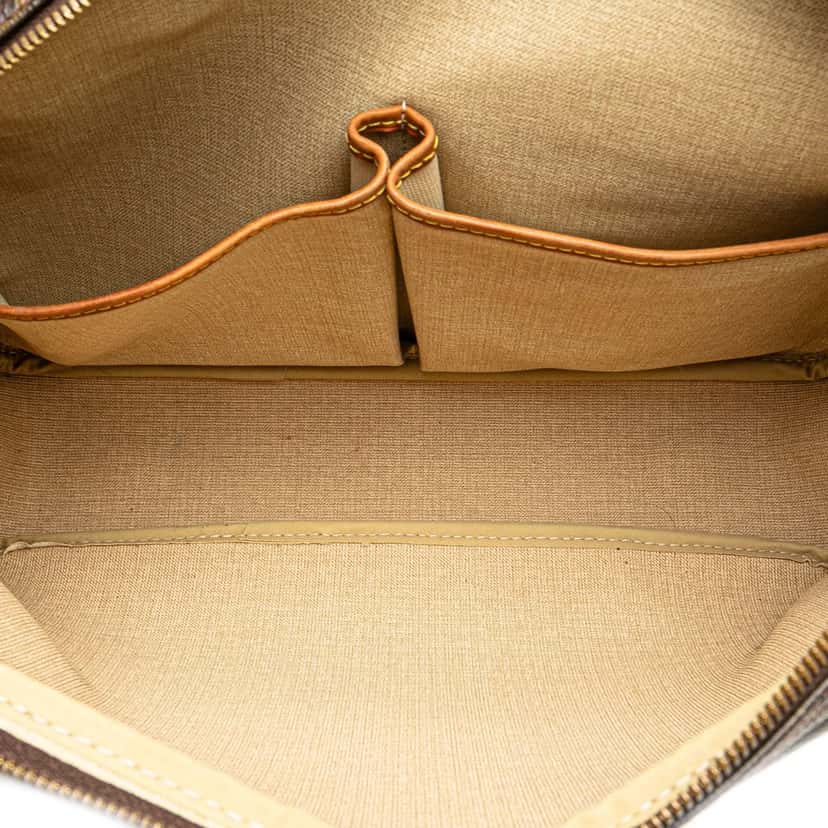 Louis Vuitton Monogram Reporter GM Brown Canvas Good condition - Model View