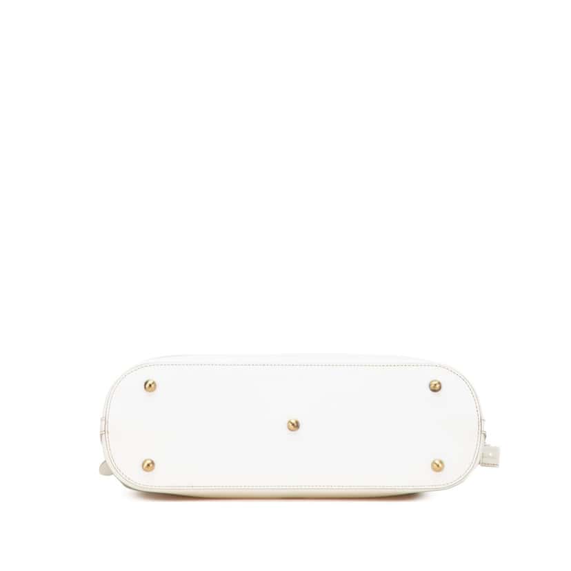 Burberry Leather Handbag White Leather Good condition - Inside View