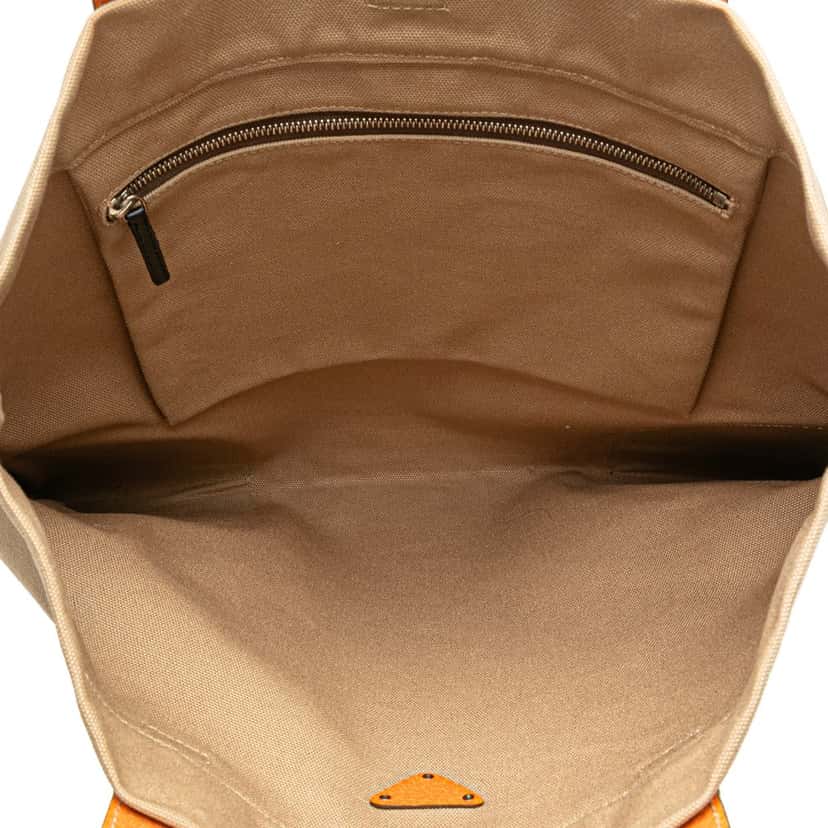Prada Cinghiale Trimmed Canapa Tote Brown Canvas Very good condition - Model View