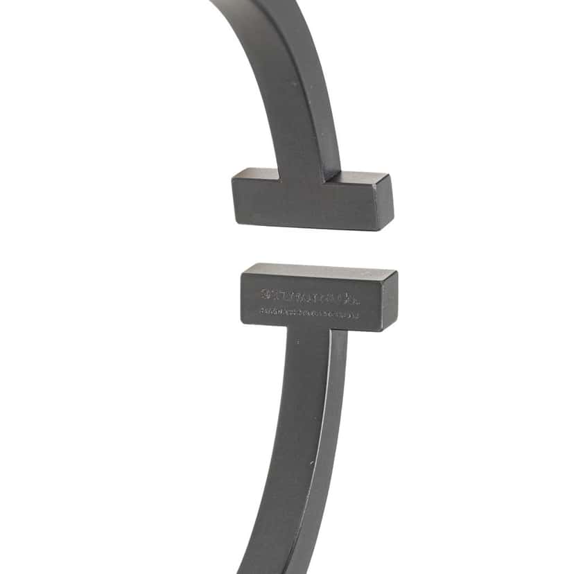 Tiffany & Co Coated Stainless Steel T Square Bangle Black Stainless steel Good condition - Model View