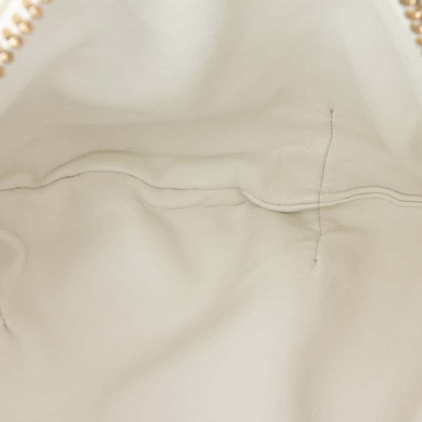 Bottega Veneta Mini Patent Intrecciato Jodie White Leather Good condition - Model View