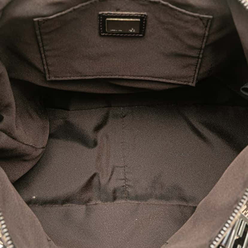 Fendi Zucchino Canvas Tote Brown Canvas Good condition - Model View