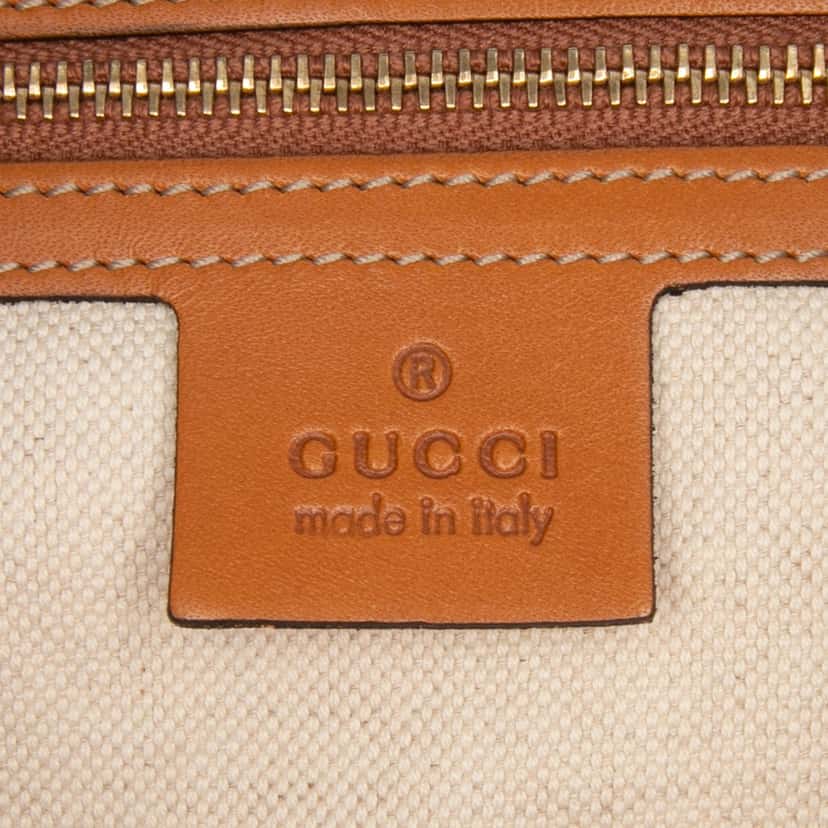 Gucci Medium GG Canvas Web Joy Boston Bag Brown Canvas Good condition - Box View