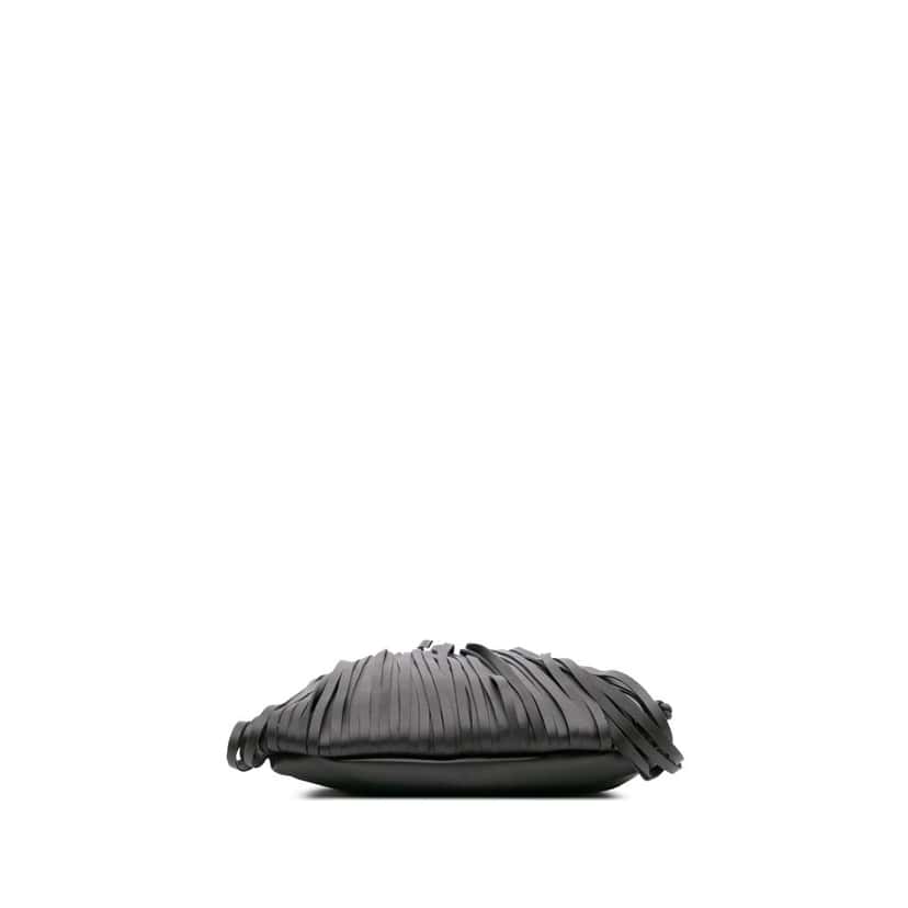 Bottega Veneta Nappa The Fringe Pouch Black Leather Good condition - Inside View