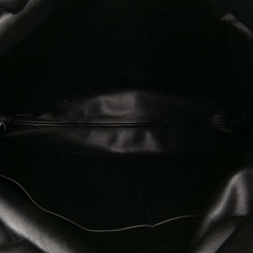 Bottega Veneta Nappa The Fringe Pouch Black Leather Good condition - Model View