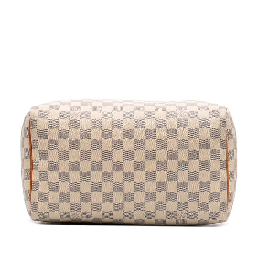 Louis Vuitton Damier Azur Speedy 30 White Canvas Good condition - Inside View
