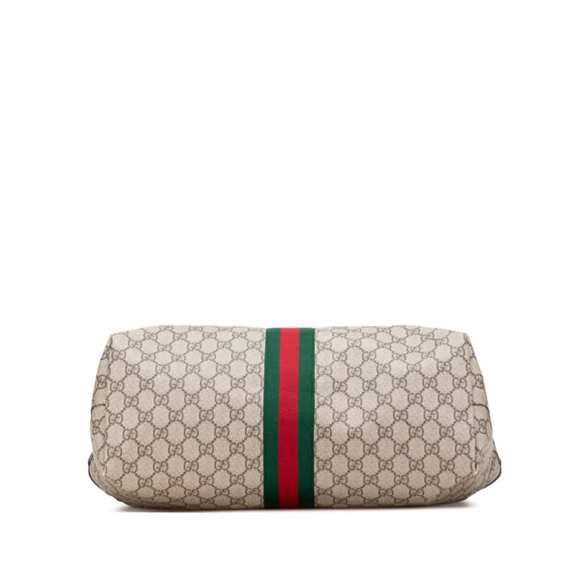 Gucci Medium GG Supreme Ophidia Tote Brown Canvas Good condition - Inside View