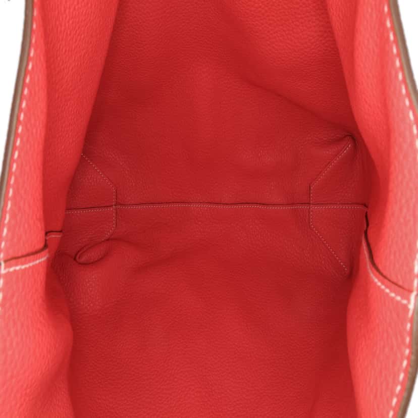 Hermès Clemence Double Sens 36 Red Leather Good condition - Model View