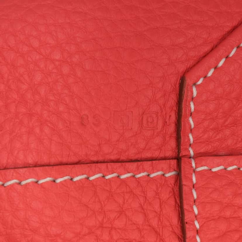 Hermès Clemence Double Sens 36 Red Leather Good condition - Box View
