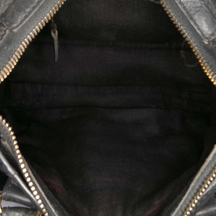 Balenciaga Mini Giant 12 Lambskin Classic City Satchel Grey Leather Good condition - Model View