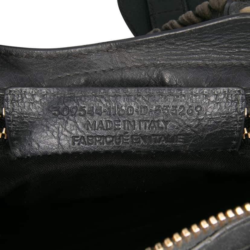 Balenciaga Mini Giant 12 Lambskin Classic City Satchel Grey Leather Good condition - Box View
