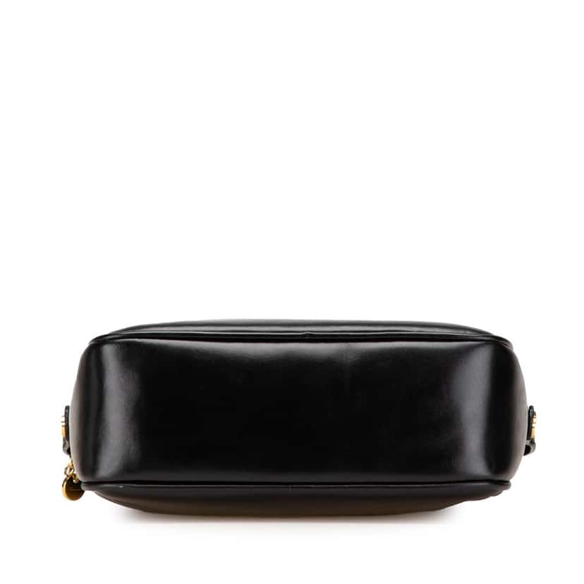 Salvatore Ferragamo Leather Gancini Crossbody Black Leather Good condition - Inside View