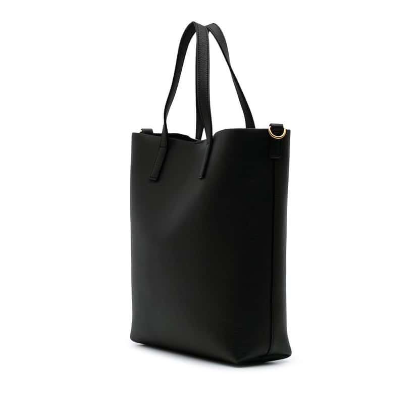 Saint Laurent Toy Leather North South Shopping Tote Black Leather Good condition - Back View