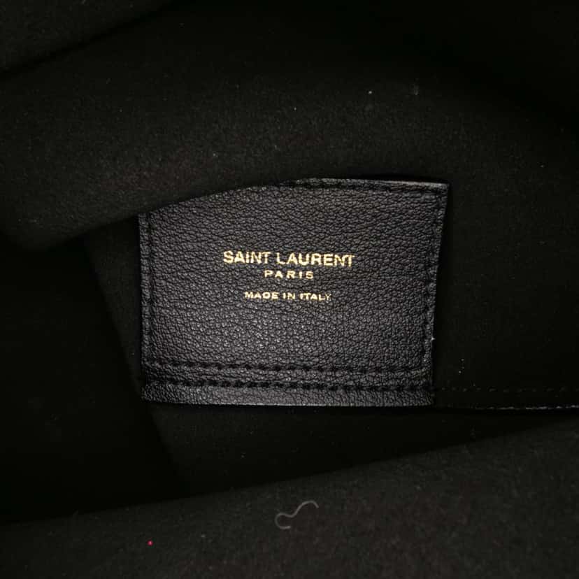 Saint Laurent Toy Leather North South Shopping Tote Black Leather Good condition - Box View