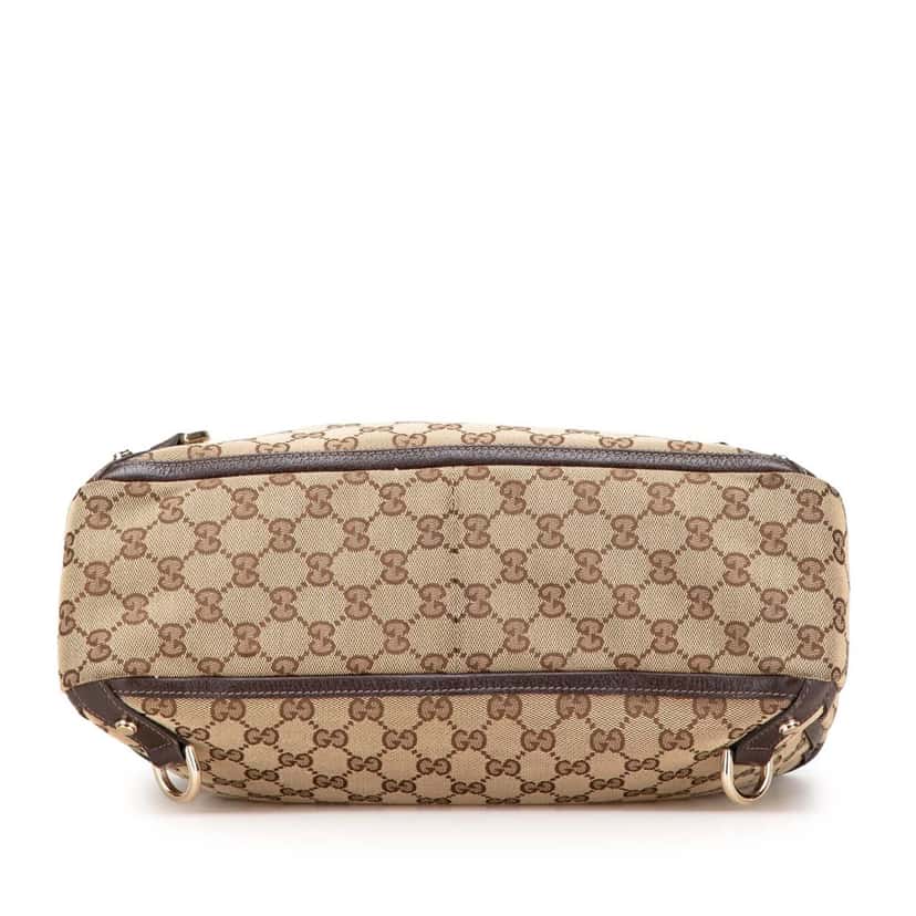 Gucci GG Canvas Abbey D Ring Tote Brown Canvas Good condition - Inside View