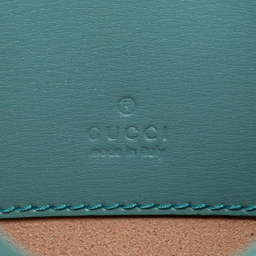 Gucci Mini Calfskin Jackie 1961 Crossbody Blue Leather Good condition - Box View