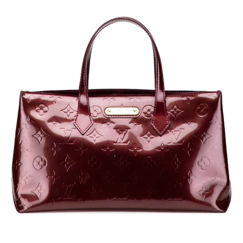 Louis Vuitton Monogram Vernis Wilshire PM Red Leather Good condition - Front View