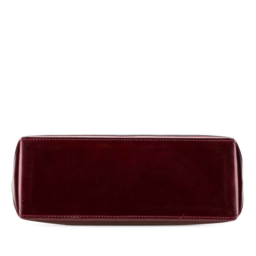 Louis Vuitton Monogram Vernis Wilshire PM Red Leather Good condition - Inside View