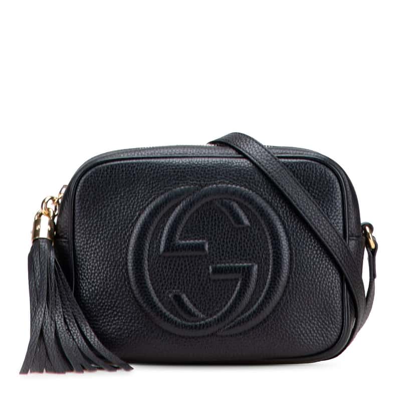 Gucci Leather Soho Disco Crossbody Black Leather Good condition - Front View