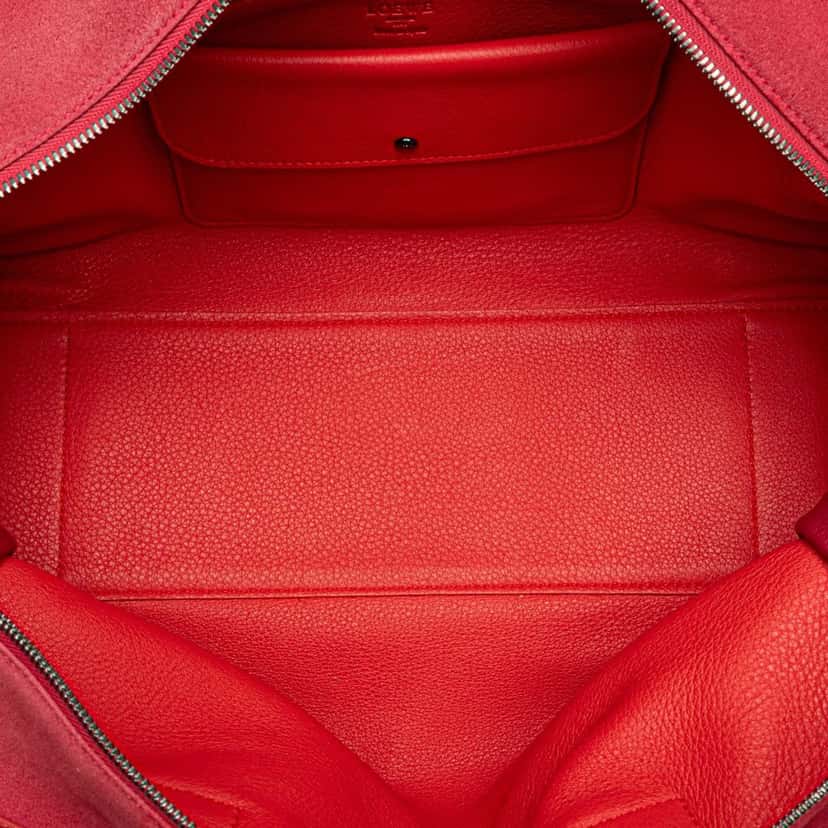 Loewe Suede Amazona 36 Orange Leather Good condition - Model View