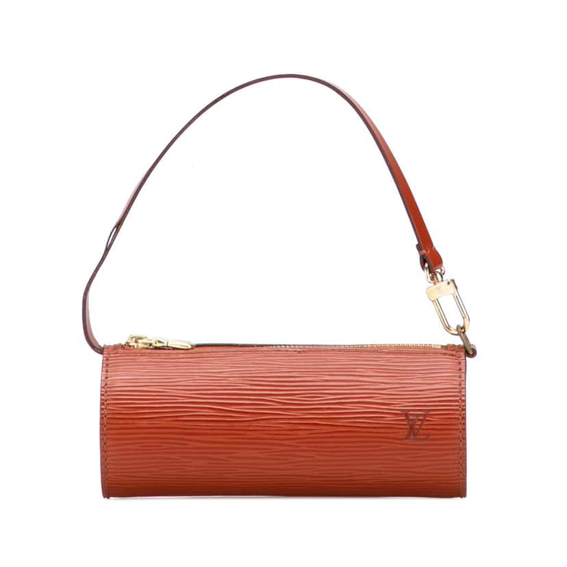 Louis Vuitton Epi Pochette Papillon Brown Leather Good condition - Front View