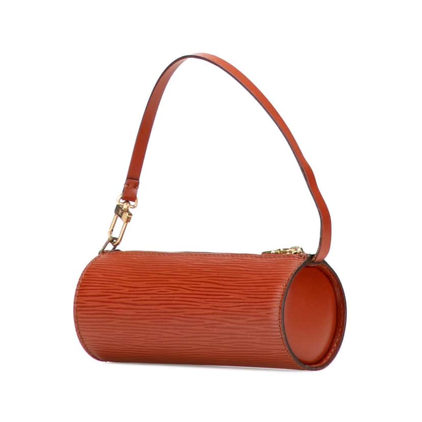 Louis Vuitton Epi Pochette Papillon Brown Leather Good condition - Back View