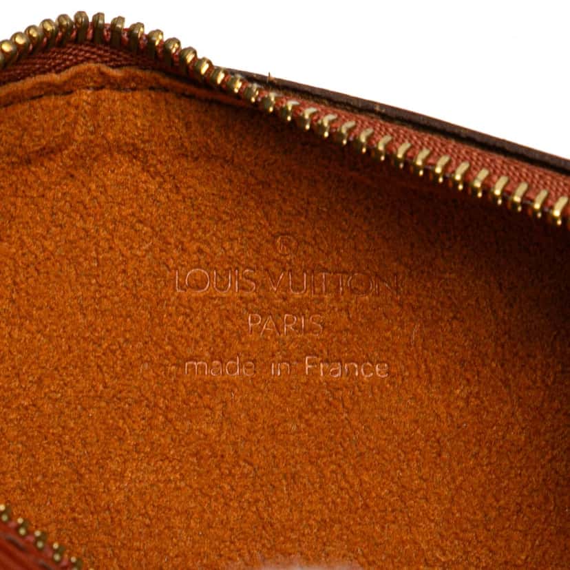 Louis Vuitton Epi Pochette Papillon Brown Leather Good condition - Box View