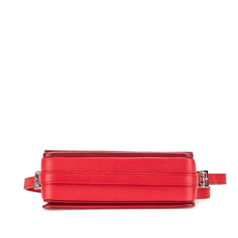 Burberry Small Grained Calfskin Grace Crossbody Red Leather Good condition - Inside View