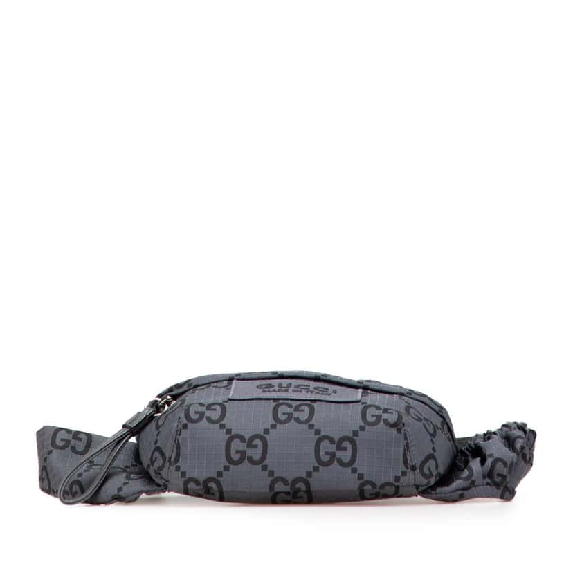 Gucci GG Nylon Ripstop Belt Bag Grey Good condition - Inside View