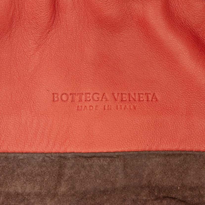 Bottega Veneta Nappa Intrecciato Crossbody Orange Leather Good condition - Box View