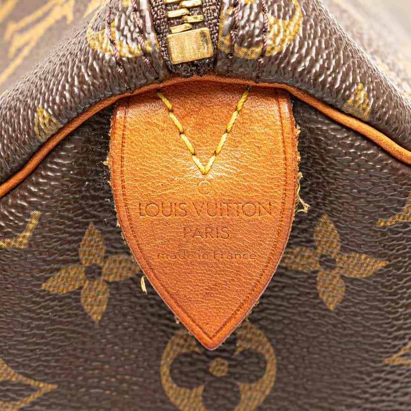 Louis Vuitton Monogram Speedy 35 Brown Canvas Good condition - Box View