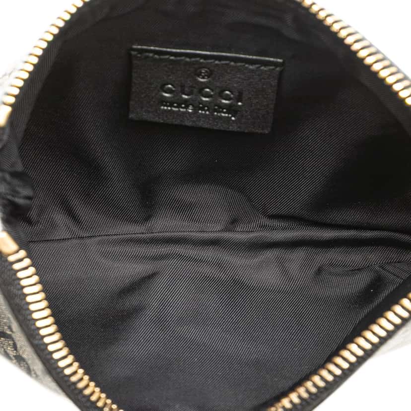 Gucci GG Crystal Interlocking G Crossbody Grey Canvas Good condition - Model View