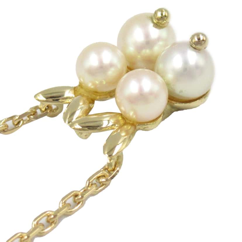 Van Cleef & Arpels 18K Yellow Gold and Akoya Pearls Necklace Gold Gold Good condition - Box View